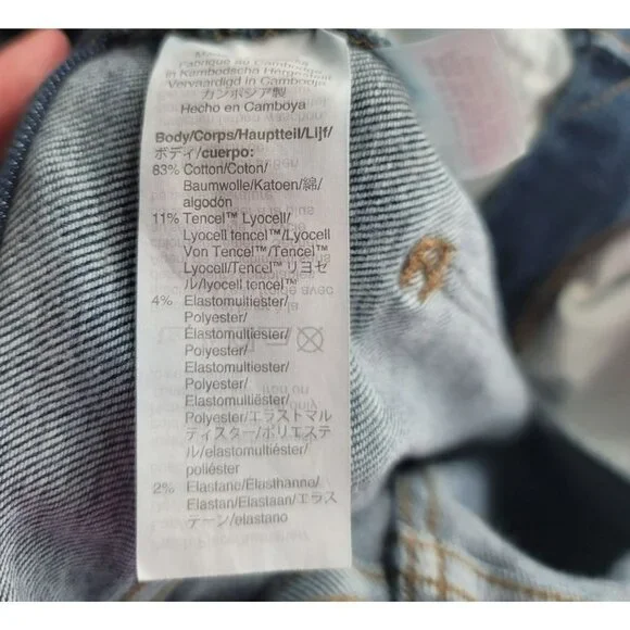 Madewell Mid Rise Jeans Womens Size 28 Skinny - Picture 8 of 10